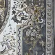 سجاد تركي شيراز A706C كلاسيك سميك ناعم رصاصي مقاس 50*80