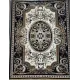 سجاد تركي شيراز A706C كلاسيك سميك ناعم كحلي مقاس 300*500