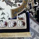سجاد تركي شيراز A706C كلاسيك سميك ناعم كحلي مقاس 300*500