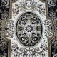 سجاد تركي شيراز A706C كلاسيك سميك ناعم كحلي مقاس 300*500