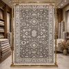 GRANADA Bohemian Turkish Carpet AH600 :VIZON CREAM 50x80 cm Small Mat