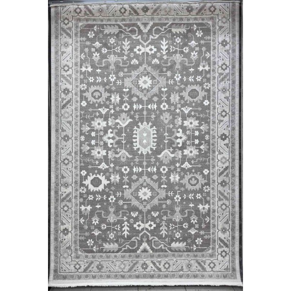 GRANADA Bohemian Turkish Carpet AH600 :VIZON CREAM 50x80 cm Small Mat
