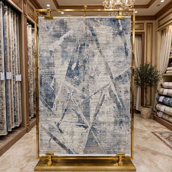 GRANADA Bohemian Turkish Carpet AH498 blue navy 50x80 cm Small Mat