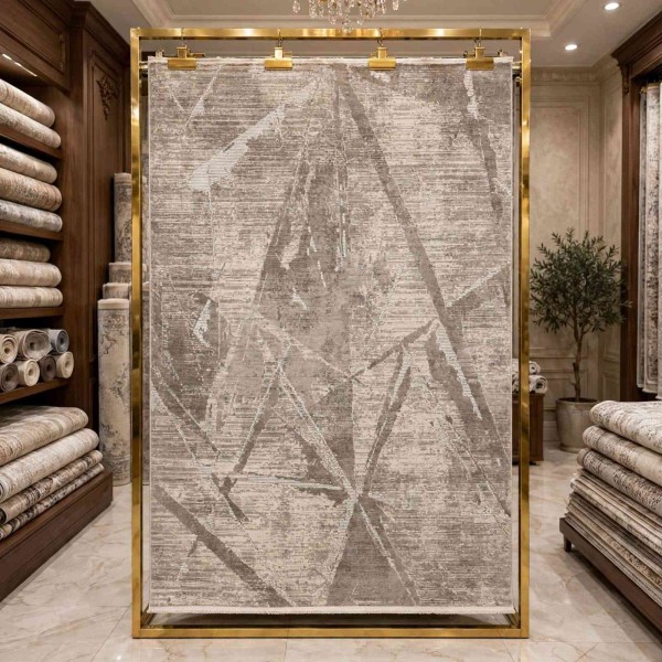GRANADA Bohemian Turkish Carpet AH498 cream beige 150x220 cm Modern Majlis Carpet