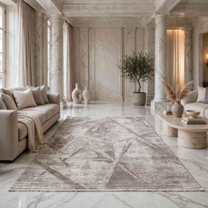GRANADA Bohemian Turkish Carpet AH498 cream beige 150x220 cm Modern Majlis Carpet