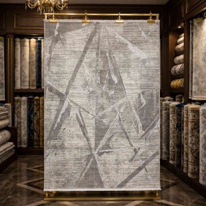 GRANADA Bohemian Turkish Carpet AH498 CREAM VIZON 100x300 cm Entrance rug