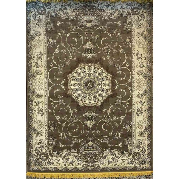 Classic Tabriz Turkish Carpet Thick Soft Brown 2767B 200*300