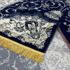 Tabriz Classic Thick Soft Turkish Carpet 2767B Navy Blue Size 125*500