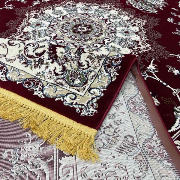 Classic Turkish Tabriz Carpet Thick Soft 2767B Maroon Red Size 500*800