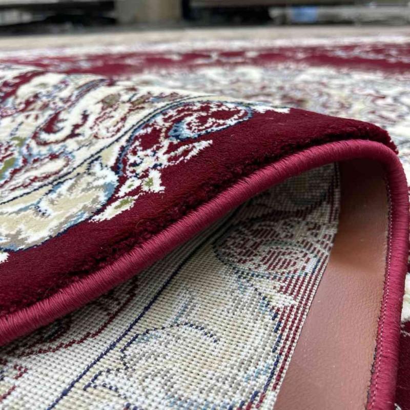 Classic Turkish Tabriz Carpet Thick Soft 2767B Maroon Red Size 100*300