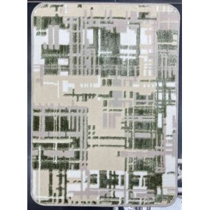 Carpet style 5 Turkish pattern DN07A suitable for all shelves beige and brown green
