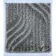 Plain gray Banta carpet measuring 100*100 square metres