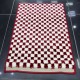 Turkish Super Izmir carpet T1644A red color