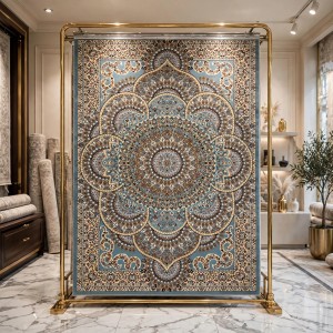 AL WAHA Turkish Rug H5307C Sky Blue Size 300*500