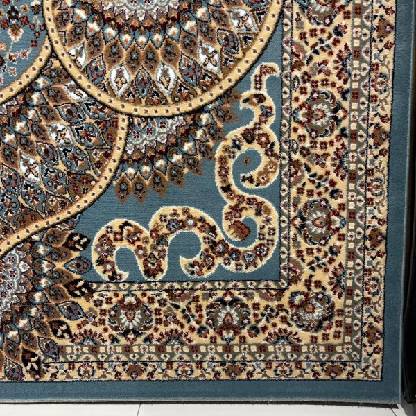 سجاد الواحة تركي H5307C سماوي مقاس 50*80