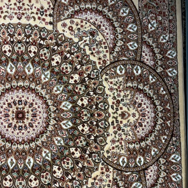 AL WAHA Turkish Rug H5307C Sky bone cream Size 300*400