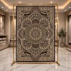 سجاد الواحة تركي H5307C بني غامق مقاس 200*300