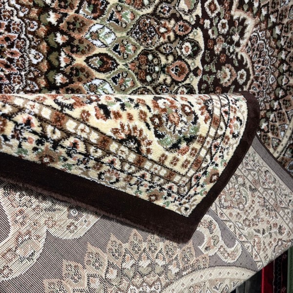 سجاد الواحة تركي H5307C بني غامق مقاس 200*300