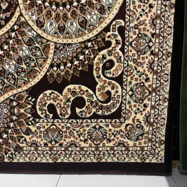 سجاد الواحة تركي H5307C بني غامق مقاس 200*300