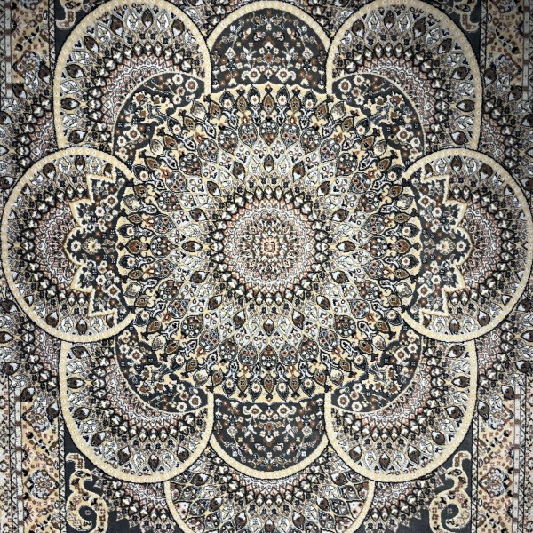 سجاد الواحة تركي H5307C رصاصي غامق مقاس 400*500