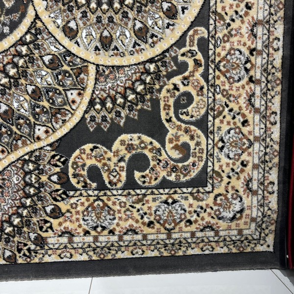 سجاد الواحة تركي H5307C رصاصي غامق مقاس 400*500