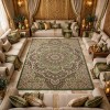 سجاد الواحة تركي H5307C اخضر مقاس 400*600