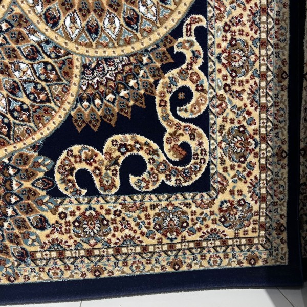 سجاد الواحة تركي H5307C كحلي مقاس 200*300