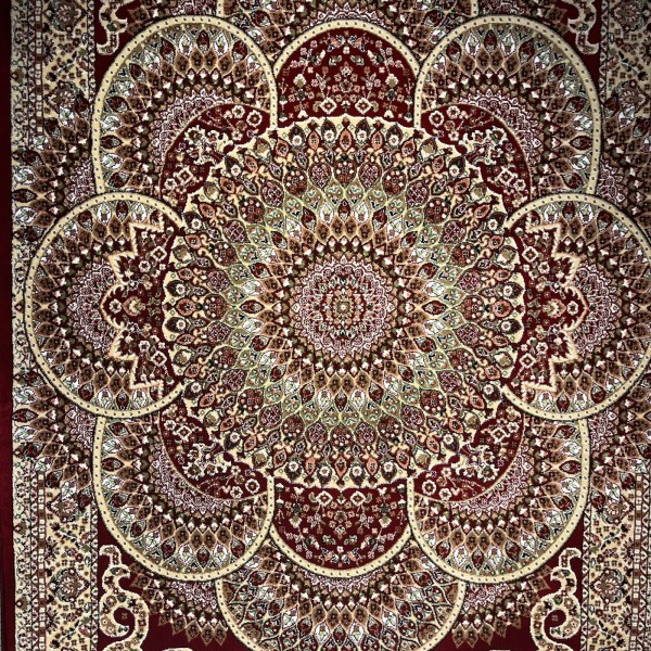 سجاد الواحة تركي H5307C احمر غامق مقاس 50*80