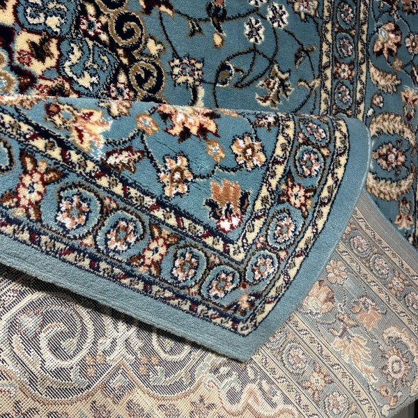 AL WAHA Turkish Rug H3650B Sky Blue Size 300*400