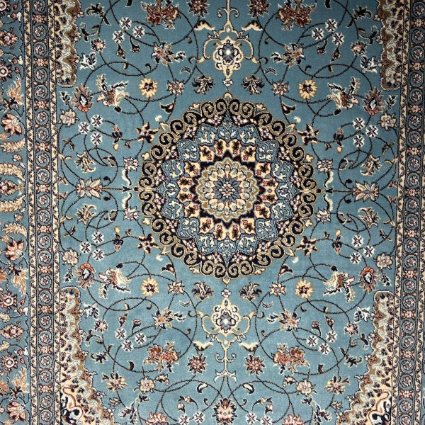 AL WAHA Turkish Rug H3650B Sky Blue Size 300*400