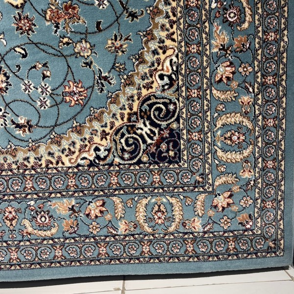 AL WAHA Turkish Rug H3650B Sky Blue Size 300*400