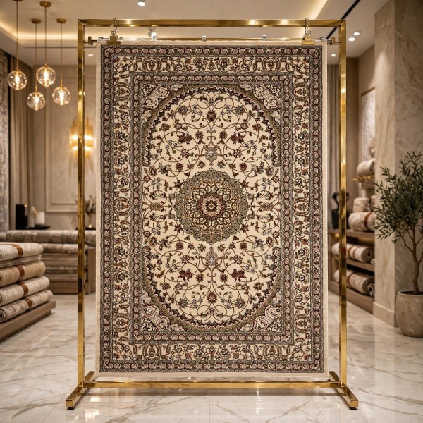 سجاد الواحة تركي H3650B بوني كريم مقاس 400*600