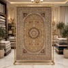 سجاد الواحة تركي H3650B بني فاتح مقاس 300*500