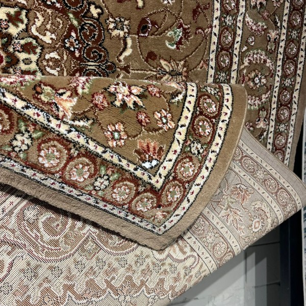 سجاد الواحة تركي H3650B بني فاتح مقاس 300*500