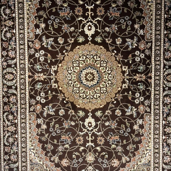 سجاد الواحة تركي H3650B بني غامق مقاس 100*300