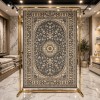 سجاد الواحة تركي H3650B رصاصي غامق مقاس 100*300