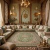 سجاد الواحة تركي H3650B اخضر مقاس 400*500