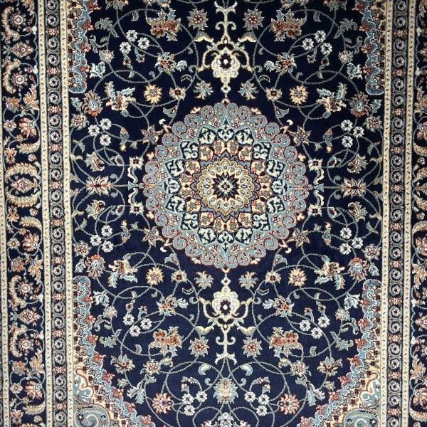 سجاد الواحة تركي H3650B كحلي مقاس 100*300