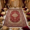 AL WAHA Turkish Rug H3650B Sky Dark red Size 100*200
