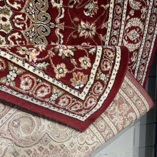 AL WAHA Turkish Rug H3650B Sky Dark red Size 100*200