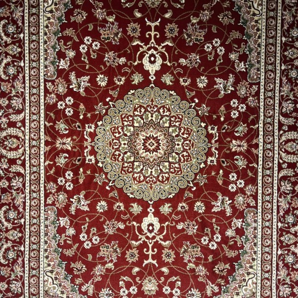 AL WAHA Turkish Rug H3650B Sky Dark red Size 100*200