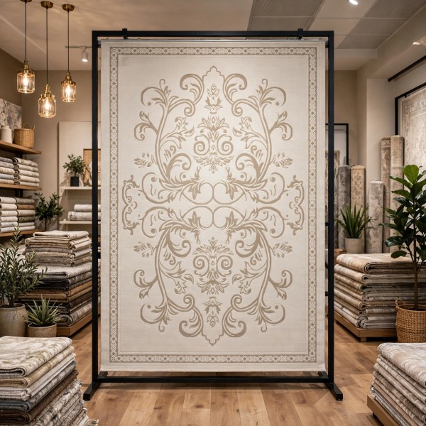 Laik Rug French Turkish Design 9771B Beige CREAM 400*500