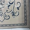 سجاد لائك نقش فرنسي تركي 9771B كحلي بيج مقاس 80*150