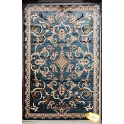 سجاد تركي سما نقش فرنسي لون سماوي مقاس 400*700
