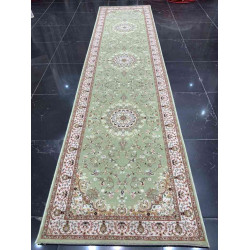 سجاد تركي مخفض الوسام  اخضر 100*300