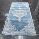 Turkish carpets Giselle 001 cyan gray 100*200