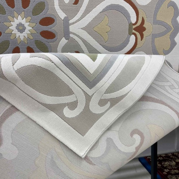 ATLANTIC Turkish Rug Korean Design A143A cream - 80x150 cm Small Rug