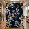 Atlas Turkish Rug Korean Design A169A navy - 400x600 cm Royal Majlis Carpet