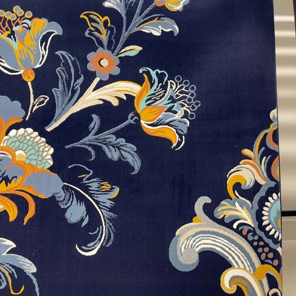Atlas Turkish Rug Korean Design A169A navy - 400x600 cm Royal Majlis Carpet