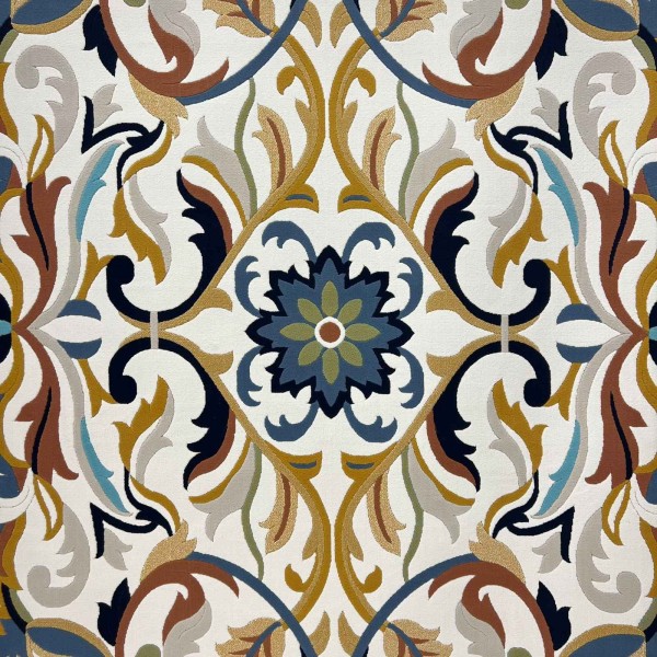 Atlas Turkish Rug Korean Design A170A dark blue - 250x350 cm Majlis Carpet